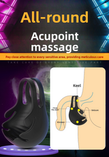 Semen Locking Ring Male Masturbator Testicle Trainer Penis Sleeve Adult Products Semen Locking Vibrating Ring