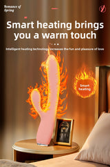 Heated Telescopic Vibrator for Women Instant Orgasm Female Masturbation Sex Toy Adult Toy for Women
