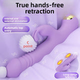 Heated Telescopic Vibrator for Women Instant Orgasm Female Masturbation Sex Toy Adult Toy for Women
