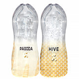 Transparent Airplane Cup Male Sucking Training Masturbator Adult Toy Inverted Mold Sex Toy