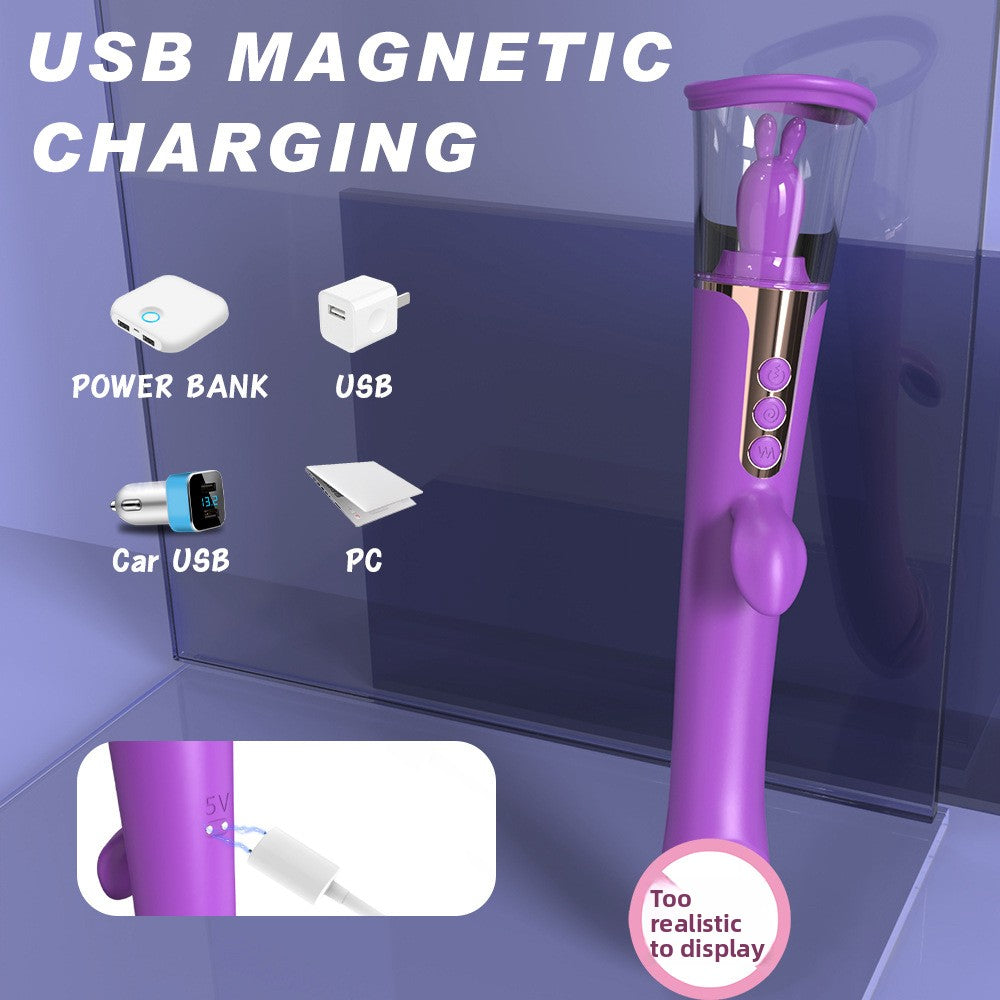 Sucking vibrator into the body for women, adult toy vibrating stick