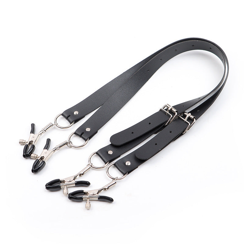 SM Sex Toys Couple Orgasm Nipple Clamps Vagina Clamps Split Hole Clamps Labia Clamps Clitoris Clamps Lower Body Training Vagina Toys