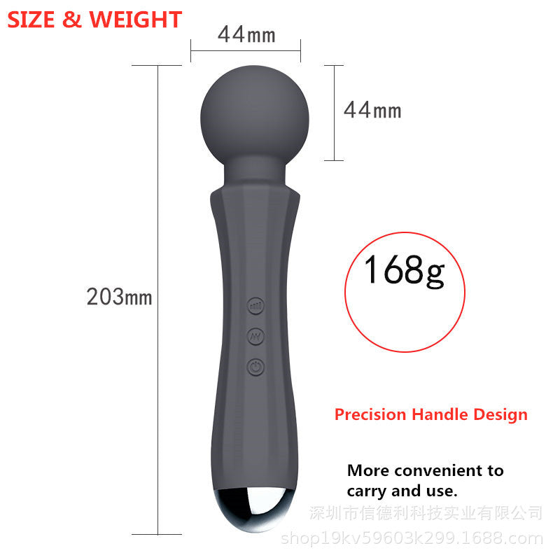 Kaiser Strong Vibration AV Wand Orgasm Silicone Magnetic Electric Massager Adult Sex Toys