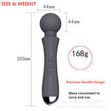 Kaiser Strong Vibration AV Wand Orgasm Silicone Magnetic Electric Massager Adult Sex Toys