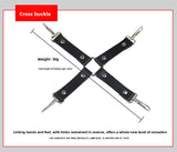 Sex Toys SM Props 10-Piece Set Binding Rope Restraints Handcuffs Training Mouth Gag Nipple Clamps Alternative Adult Sex Products