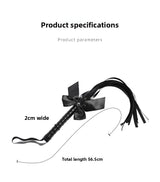 SM Props PVC Erotic Whip Training Punishment Bowknot Erotic Whip Alternative