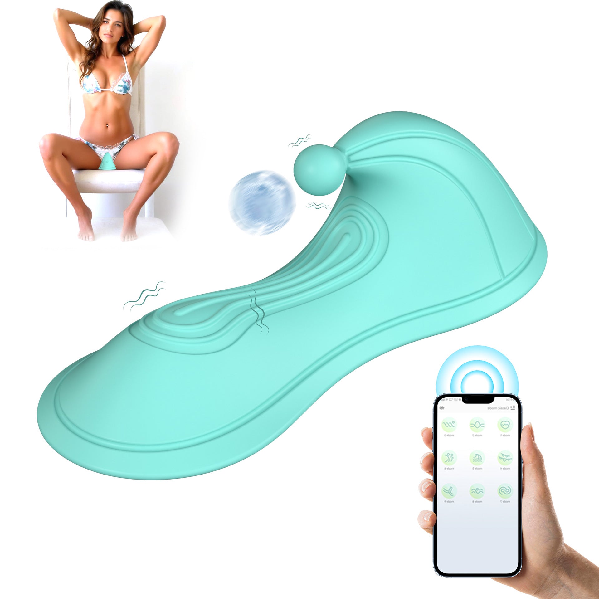 App Remote Control Female Masturbator Wearable Vibrator Adult Toys