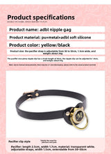Sex Toys SM Props Creative Pacifier Sex Mouth Gag Ball Nipple Training Torture Tool SM Bell Nipple Clamps