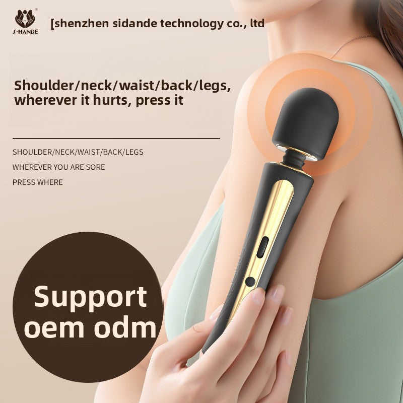 Strong Vibration Shoulder and Neck Massager Muscle Relaxation for Women High-Frequency Vibration Electric Full-Body Meridian Massager