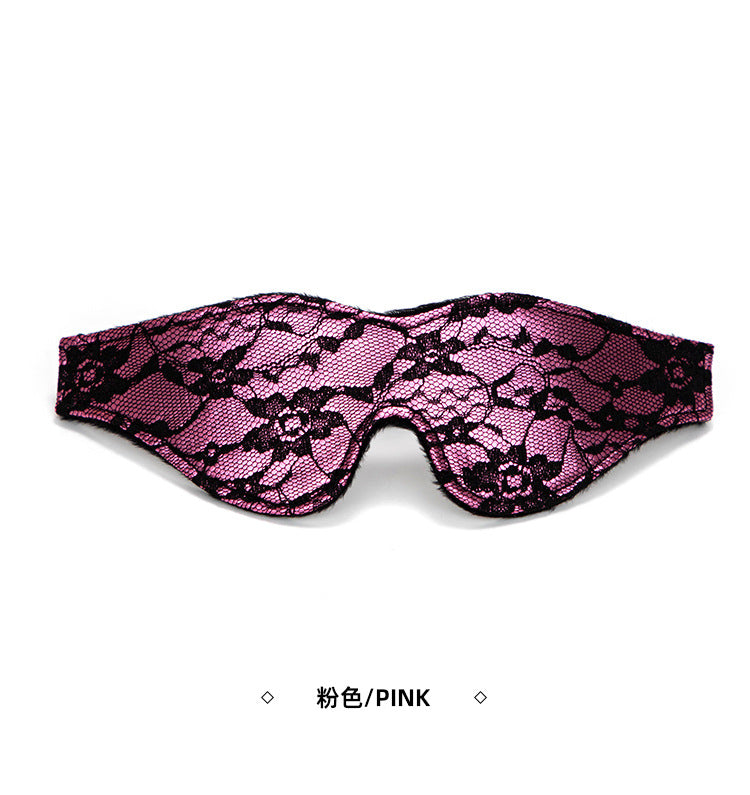 Teasing Foreplay Lace Eye Mask Couple Flirting Blindfold Light Blocking Erotic Eye Mask Adult Sex Toys SM Props