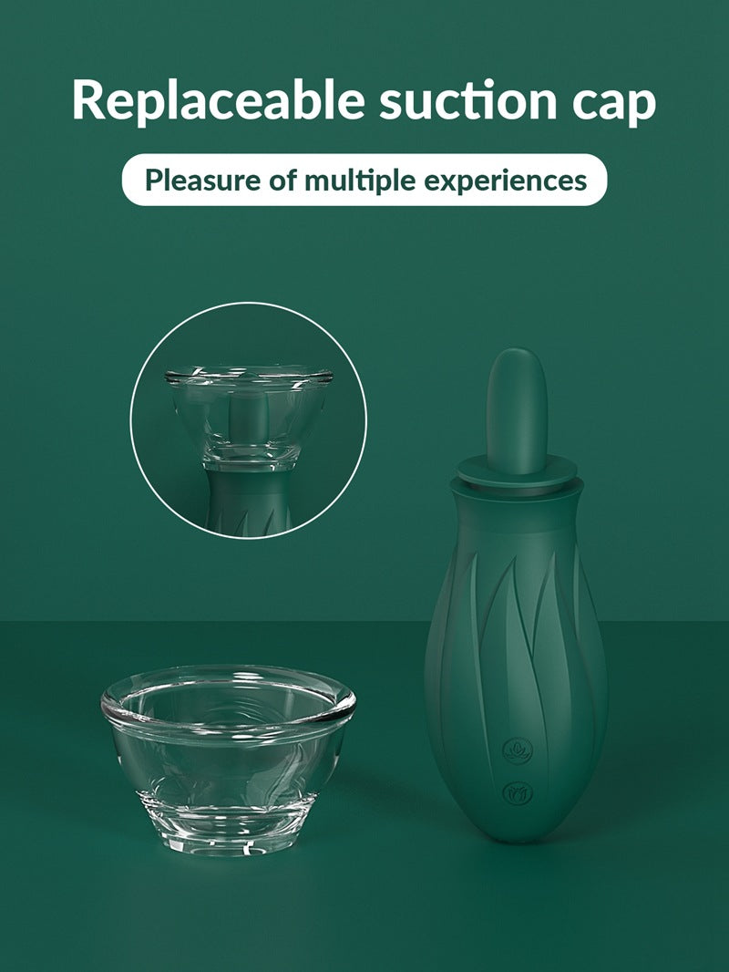 Clitoral Tongue Licking Sucking Device Breast Massage Vibrator Adult Sex Toys Female Masturbator