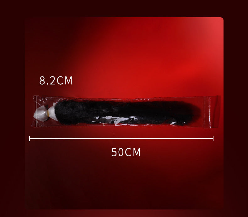 Sexy SM Props Mini Anal Plug Fox Tail Couple Flirting Torture Tool Back Court Plug Anal Expander Punishment Toy