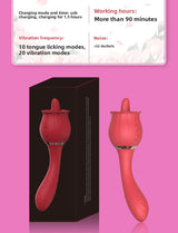 AV Vibrator Tongue Licking Adult Couple Sex Toys Female Orgasm Masturbator Sex Toys Factory