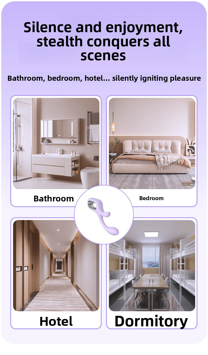 Female G-Spot Vibrator Hard Rod Body Enhancing Vibration Clitoris Adult Female Masturbation