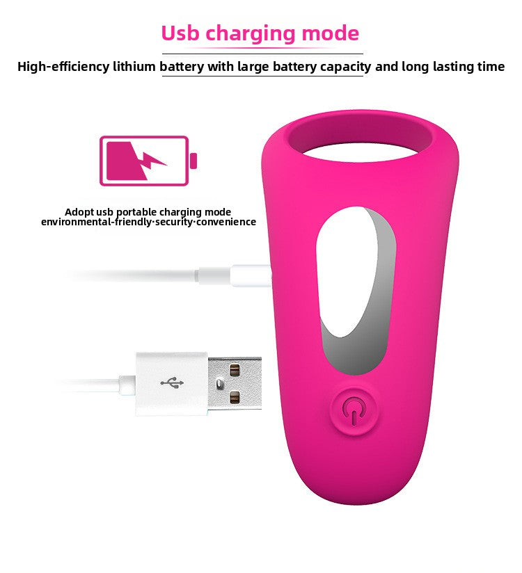 Vibration Ring Resonance Supplies Vibration Ring Unisex Flirting Vibrating Beads Semen Locking Ring Vibrator