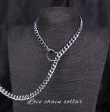 Sex Toys SM Props Love Chain Collar Female Wear Necklace Binding Toys Adult