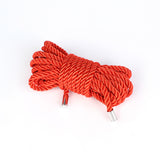 SM Props Multi-color Metal Head Erotic Silk Rope 5.1m Female Slave Training Bondage Polyester Erotic Binding Rope