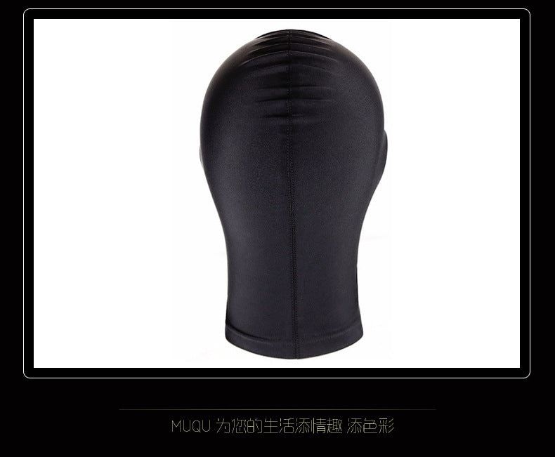 SM Adult Sex Toys Elastic Fabric Open Mouth Open Eyes Full Head Cover Face Mask Flirting Alternative Toys