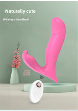 Wireless Remote Control Female Invisible Wearable Vibrator Pulse Instant Orgasm Dildo Masturbator Sex Toy