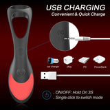 Remote Control Male Locking Semen Ring Penis Trainer Anal Plug Vibrating Ring Male Prostate Massager