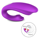 Remote Control Female Wearable Dual-Head Vibrating Silent Shared Masturbator for Couples Outdoor Wearable Vibrator