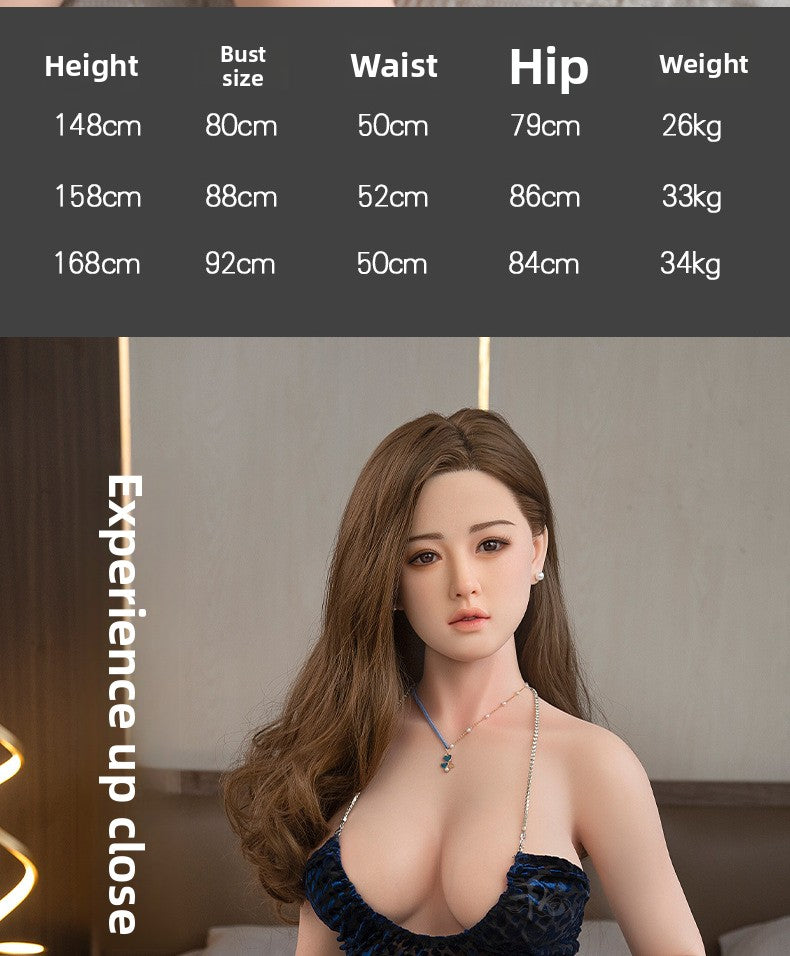 Silicone Doll Male Life-size Robot Female Non-inflatable Doll Masturbation Adult Products Male Solid Doll