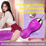 Female Wireless Remote Control Vibrator Multi-frequency Vibration G-spot Shrinking Y Ball Sex Toys Adult Sex Products Masturbator