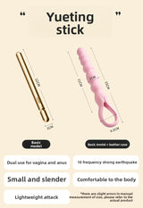 Mini AV Vibrator Female Orgasm Masturbation Device Couple Bed Training Sex Toy Portable Anal Plug