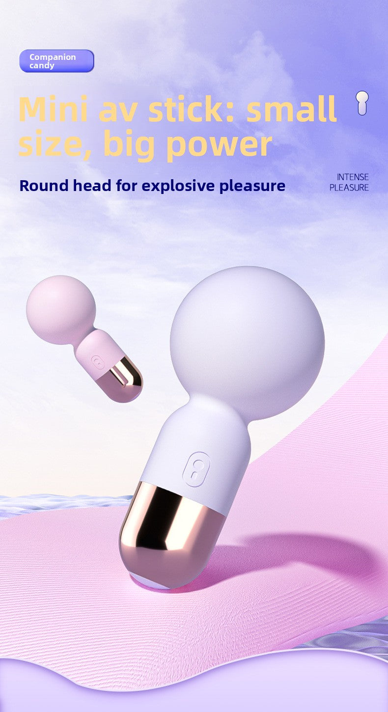 Mini Massage Stick Dormitory Silent Vibrator Female Masturbator Adult Clitoral Masturbation Massage AV Stick