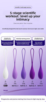 Vaginal Dumbbell 5 Balls Pelvic Floor Muscle Trainer Kegel Ball Sex Toys