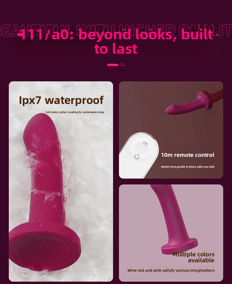 Dildo Suction Cup Vibrator Wearable Sex Toy for Women Masturbator