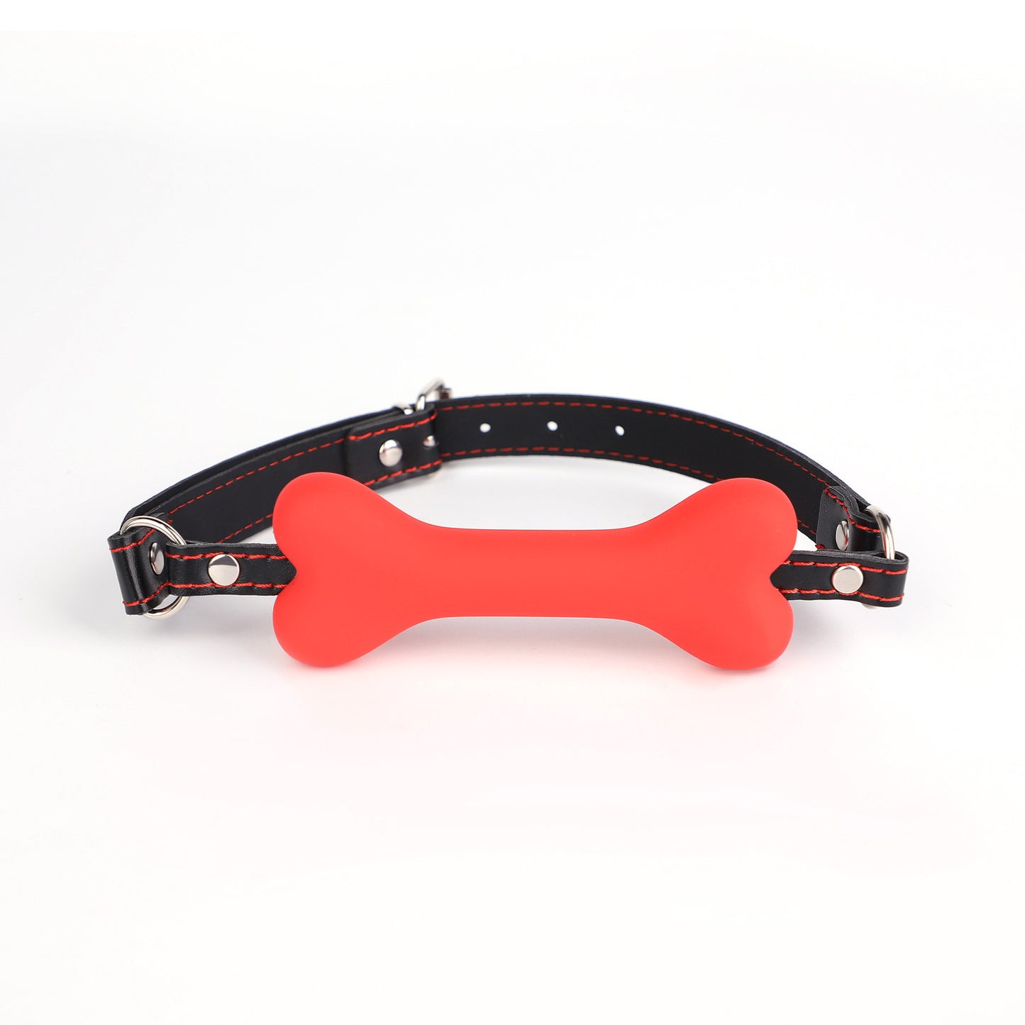 Erotic SM Props Bone Mouth Gag Humiliation Training Silicone Mouth Ball Erotic Nipple Clamps Mouth Cage Alternative Adult Products