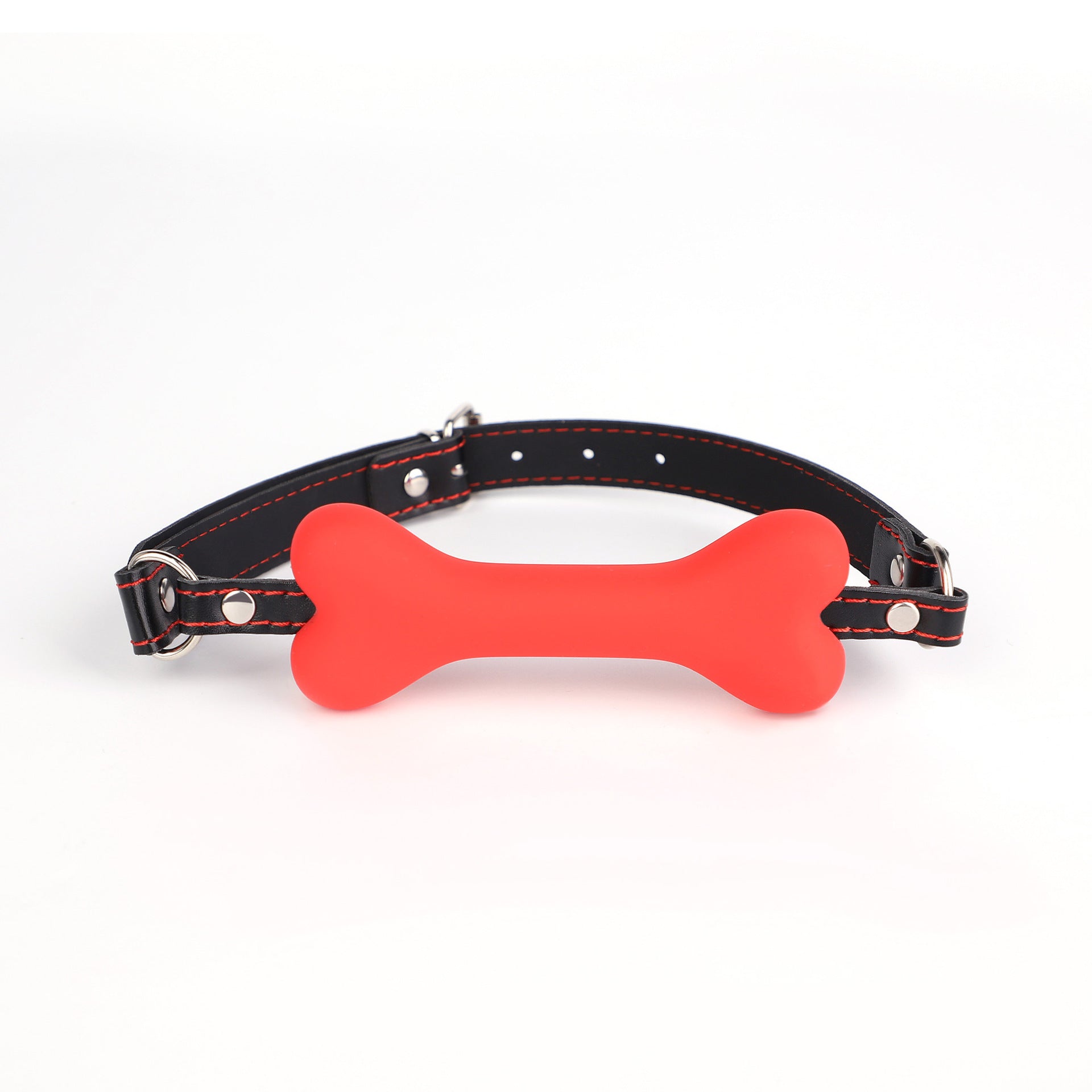 Erotic SM Props Bone Mouth Gag Humiliation Training Silicone Mouth Ball Erotic Nipple Clamps Mouth Cage Alternative Adult Products