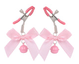 Sex Toys Props Bow Bell Nipple Clips Female Flirting Teasing Nipple Clips