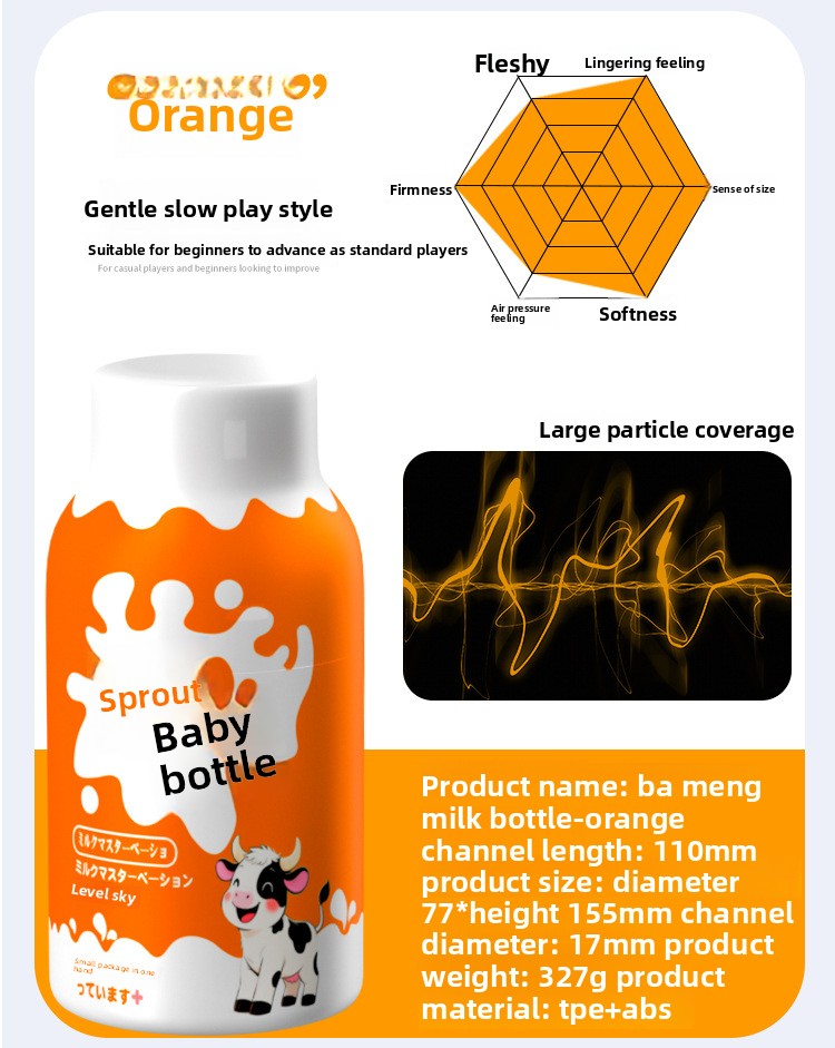 Baby Bottle Airplane Male Cup Inverted Mold Famous Device Penis Trainer Male Masturbation Artifact Adult Sex Toys