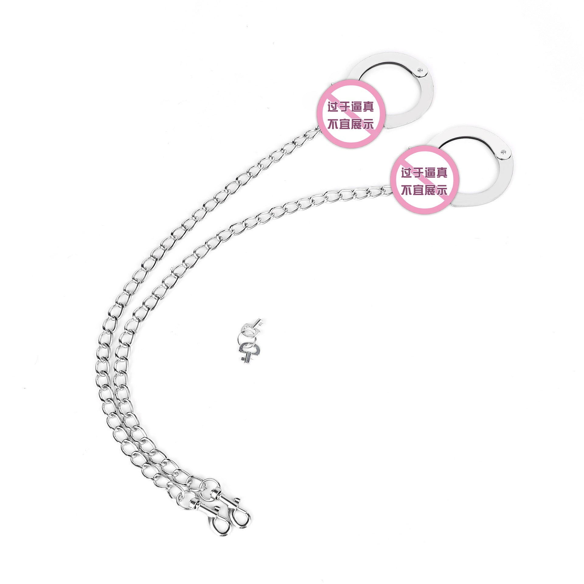 SM Props Couple Bondage Restraint Toys Erotic Handcuffs SM Torture Tools Plush Handcuffs with Keys Adult Products