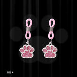 Sex Toys Props Flash Diamond Cat Claw Nipple Clips Female Teasing Invisible Breast Bundle Adult Products Double Peak Nipple Clips