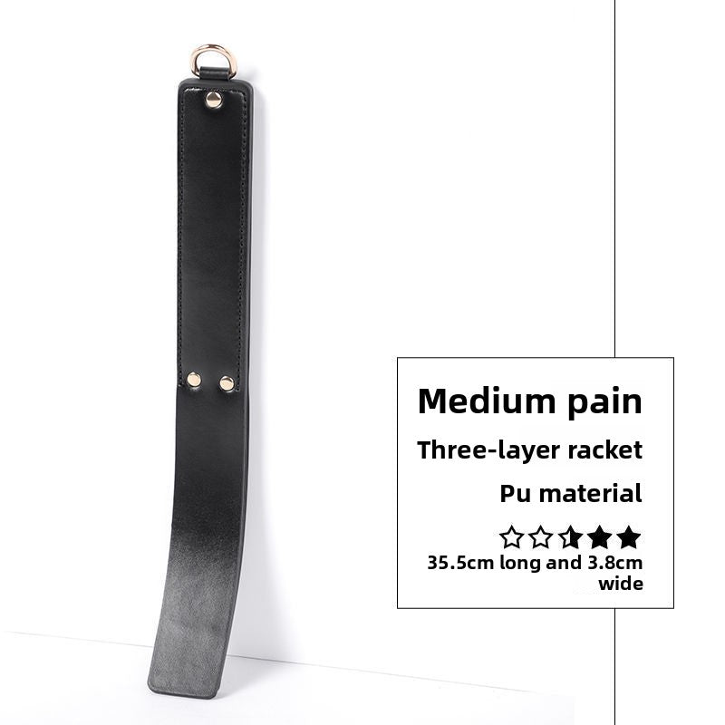 Punishment Training SM Props Acrylic Ruler Spanker Erotic Leather Spanker SP Leather Whip Pointer Alternative Adult Products