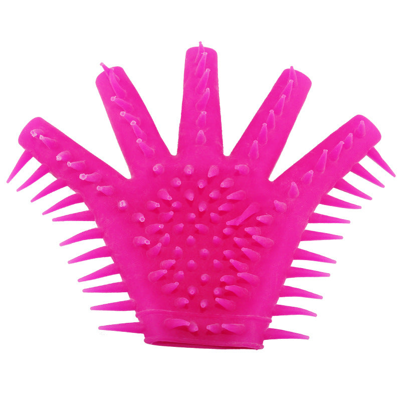 Wolf Tooth Sex Gloves SM Sex Toys Ecstatic Palm Female Insertion Masturbation Finger Gloves Alternative Adult Products