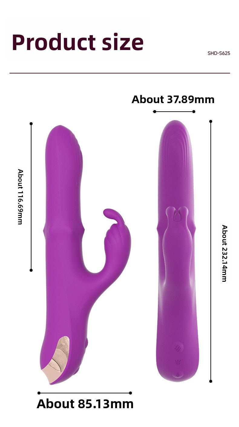 Rotating Bead Telescopic Vibrator for Women Strong Vibration Insertion Adult Toy Female Masturbation Sex Toy