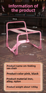 Foldable Sex Chair SM Training Props Sex Toys Couple Sex Aid Tools Adult Products