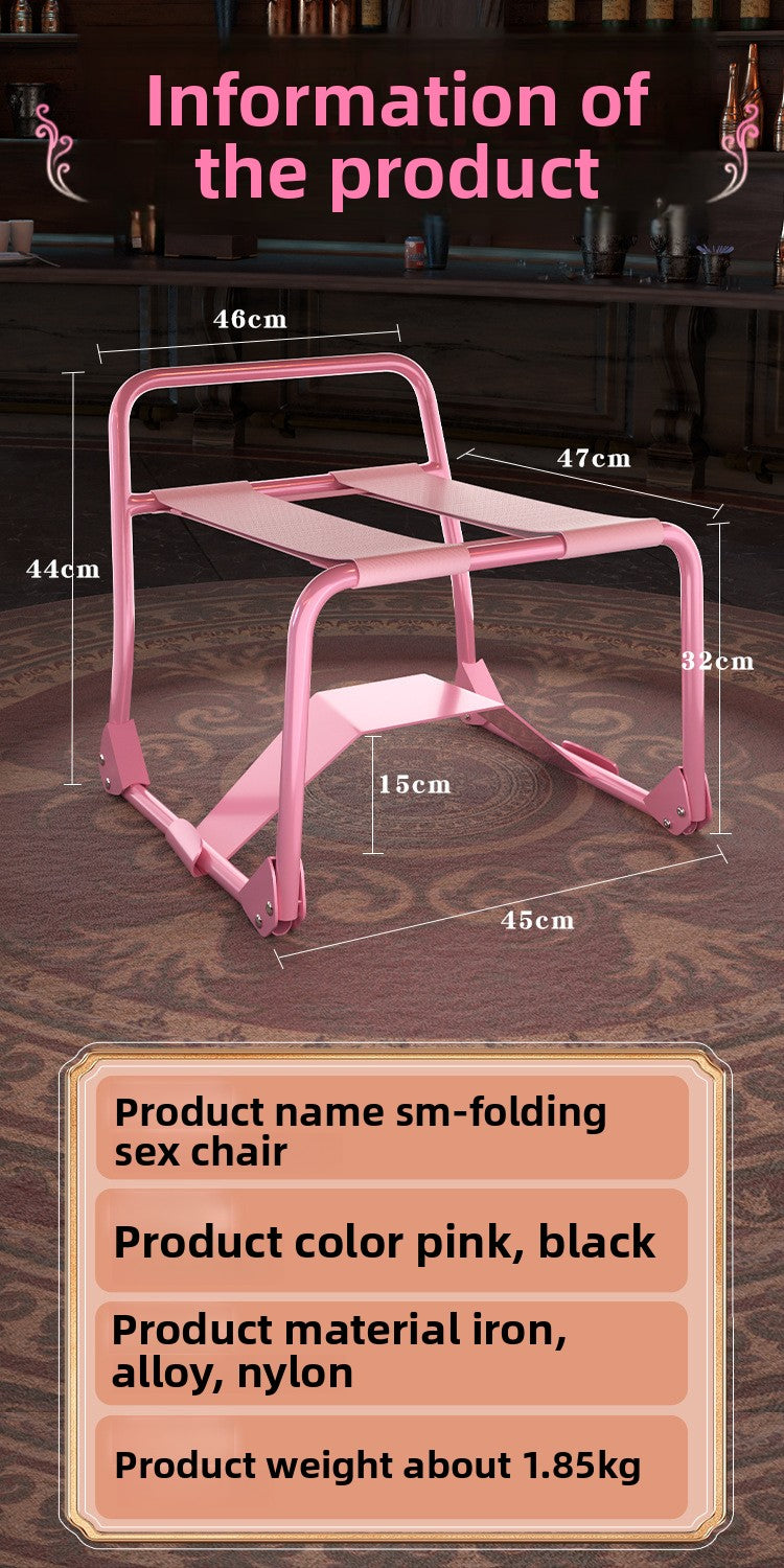 Foldable Sex Chair SM Training Props Sex Toys Couple Sex Aid Tools Adult Products