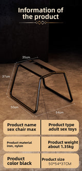 Foldable Sex Chair SM Training Props Sex Toys Couple Sex Aid Tools Adult Products