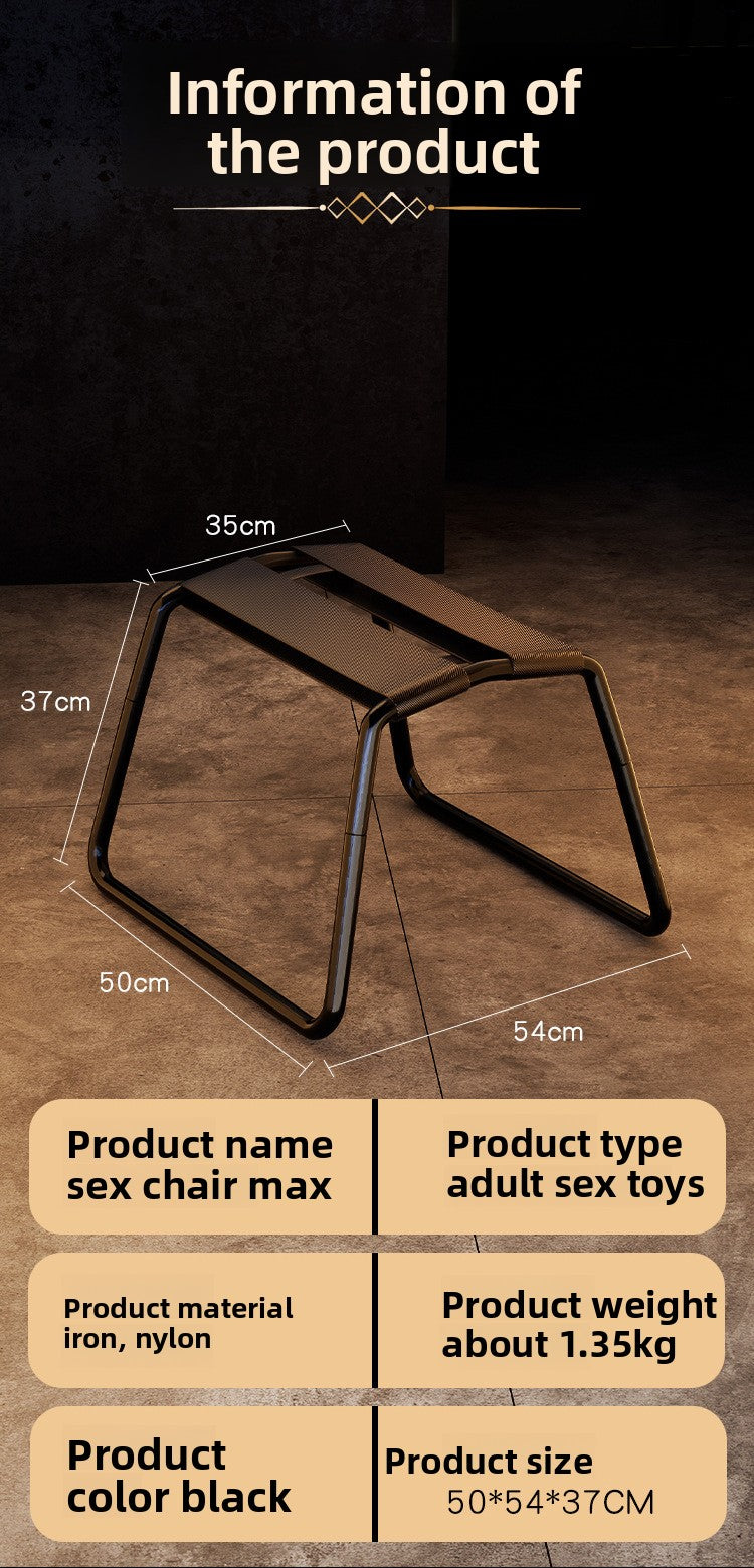 Foldable Sex Chair SM Training Props Sex Toys Couple Sex Aid Tools Adult Products