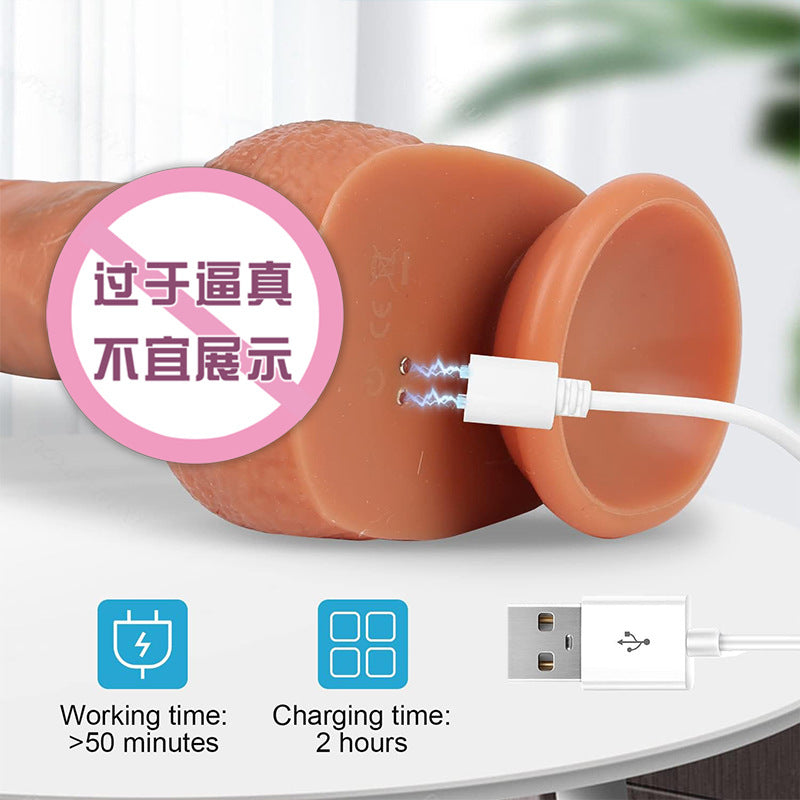 Dildo Vibrator Sex Toys for Women, Realistic Dildo, Masturbator with Automatic Thrusting	Vibrating Dildo