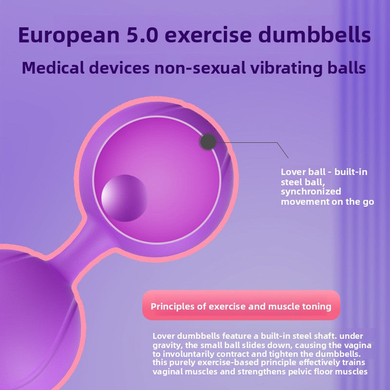 Kegel Beginner Exercise for Women Pelvic Floor Muscle Repair Tightening Vagina Dumbbell Female Sex Toy Kegel Ball