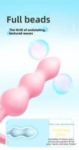 Female Anal Plug for Couples Flirting Tail Large Bead Masturbator Adult Products