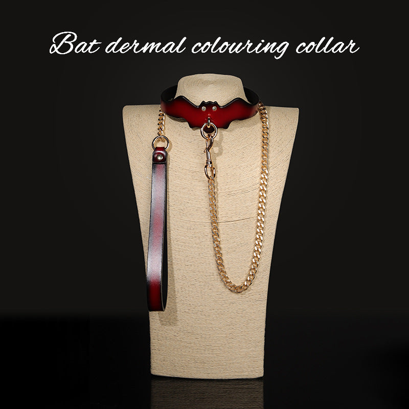 Sexy SM Props High-end Sexy Traction Collar SM Training Bondage Neck Sleeve Neck Ring Alternative Adult Products