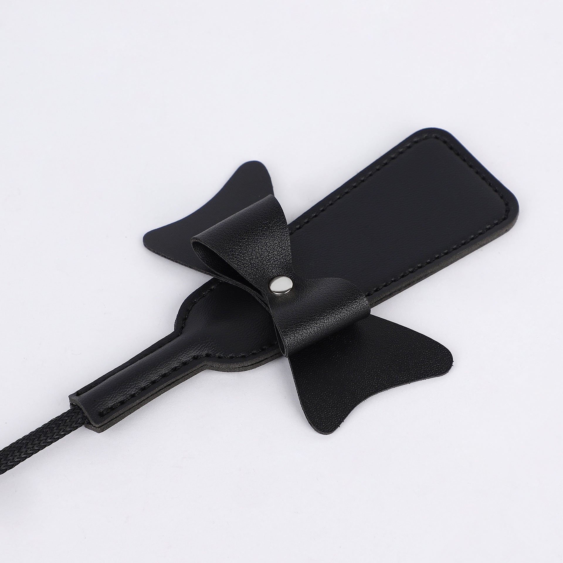 Sexy SM Props Bowknot Long Whip Wand Female Slave Training Teasing Slapping Bat Adult Products