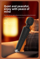 Cross-border AV Vibrator Female Masturbation Massager Clitoral Stimulation Adult Sex Toys Silicone